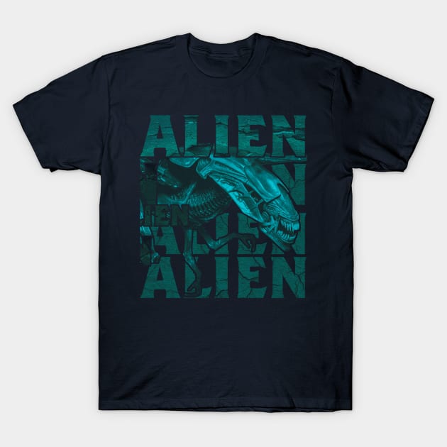 aliens 1986 vintage. 80s sci fi T-Shirt by nowsadmahi